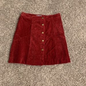 Velvet Mini skirt